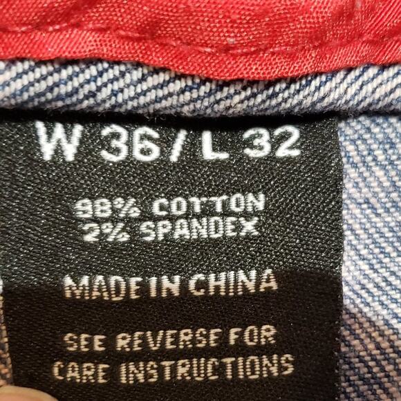 8IGHTH Dstrkt Jeans Men 36X32 Tie Dye Moto Stretch Skinny With Zippers Blue Pink - Picture 9 of 11